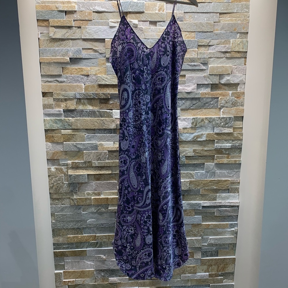 NILI LOTAN Print Silk Slipdress - Picture 4 of 8